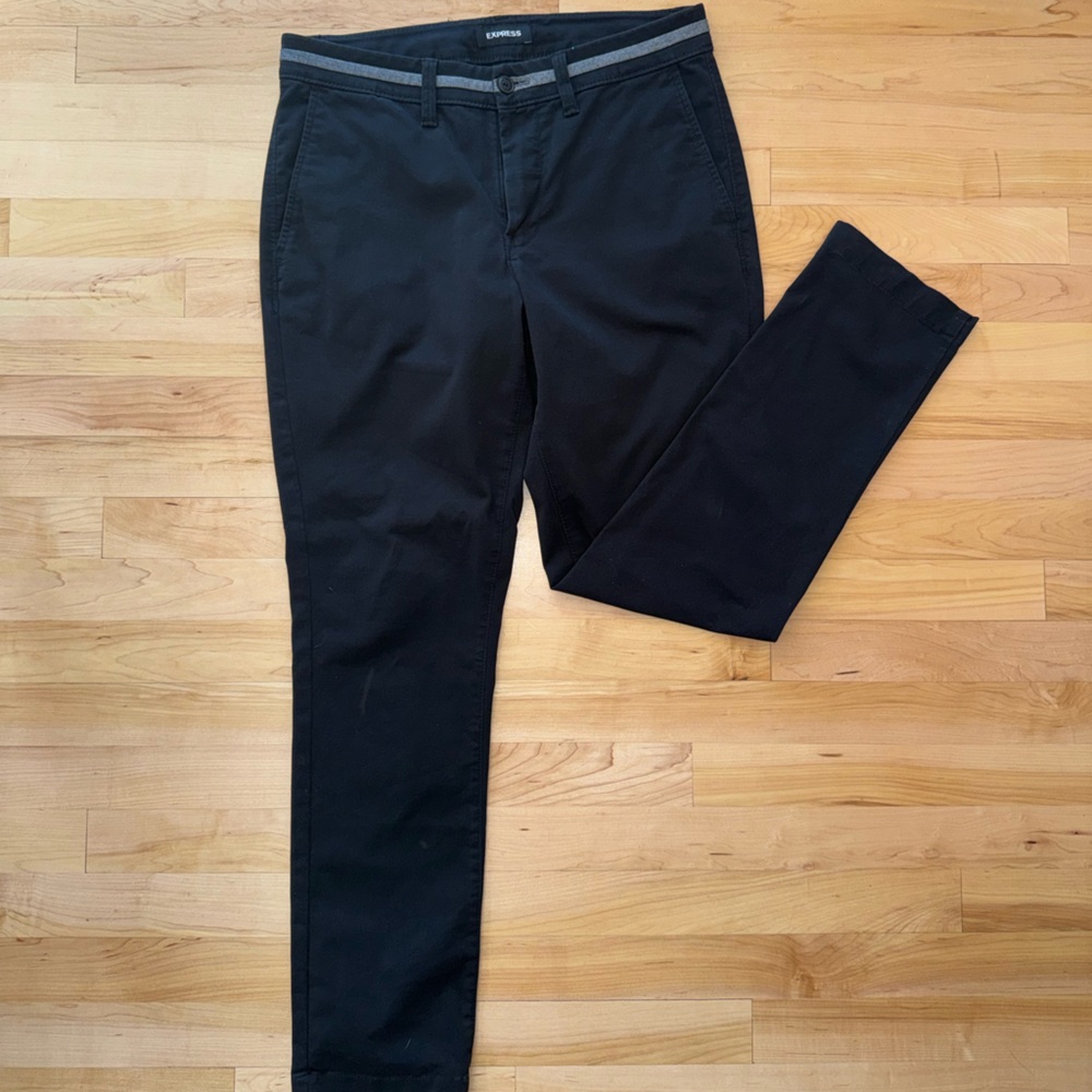 Express Men's Black Chinos